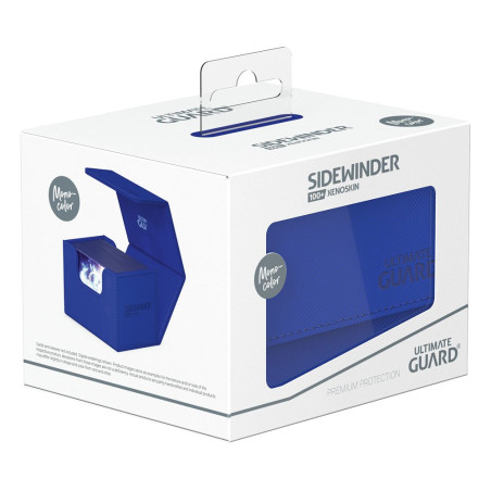 Ultimate Guard - Deck Box - Sidewinder Xenoskin Bleu