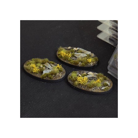 Highland Bases Oval 75mm (x3)