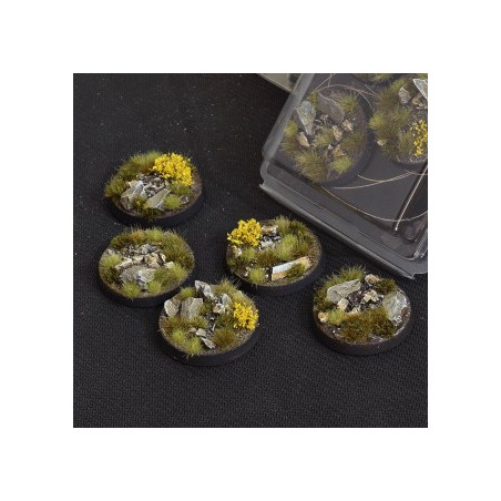 Highland Bases Round 40mm (x5)