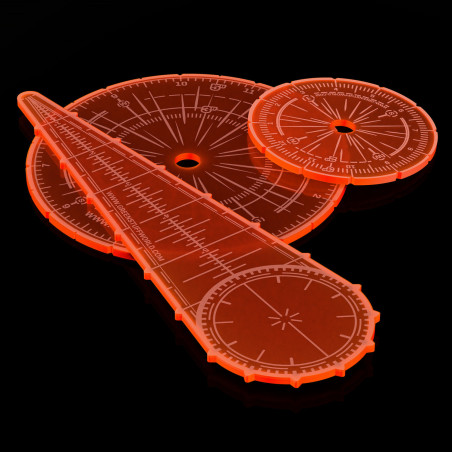 Gabarits d’Explosion - Orange Fluo