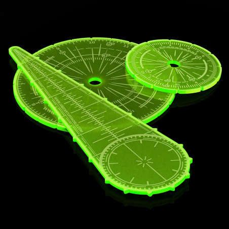 Gabarits d’Explosion - Vert Fluo