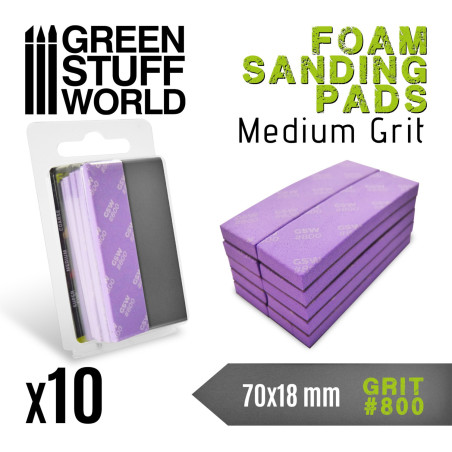 Eponge de Ponçage Flexible - Grain 800
