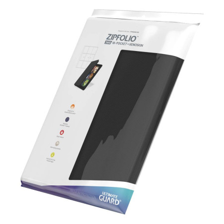 Ultimate Guard - Zipfolio 360 18-Pocket Xenoskin - Noir