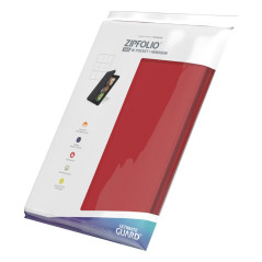 Ultimate Guard - Zipfolio 360 18-Pocket Xenoskin - Rouge