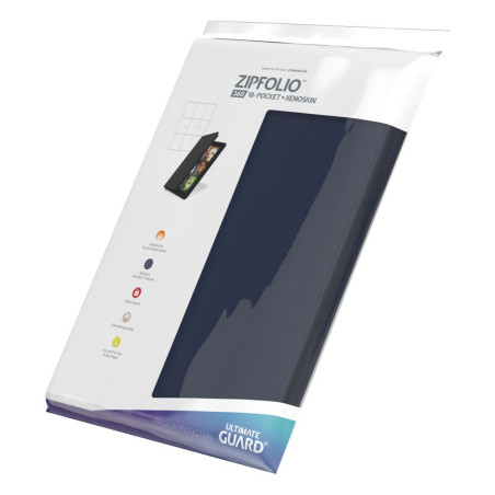 Ultimate Guard - Zipfolio 360 18-Pocket Xenoskin - Bleu
