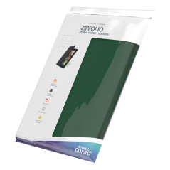 Ultimate Guard - Zipfolio 360 18-Pocket Xenoskin - Vert