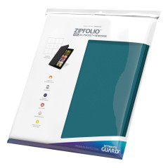 Ultimate Guard - Zipfolio 480 24-Pocket Xenoskin - Turquoise