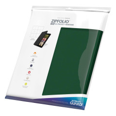 Ultimate Guard - Zipfolio 480 24-Pocket Xenoskin - Vert