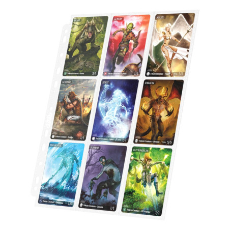 Ultimate Guard - 18-Pocket Pages Side-Loading (10) - Blanc