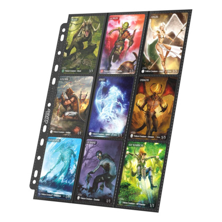 Ultimate Guard - 18-Pocket Pages Side-Loading (10) - Noir