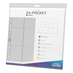 Ultimate Guard - 24-Pocket QuadRow Pages Side-Loading (10) - Transparent