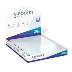 Ultimate Guard - 9-Pocket Pages Top-Loading (100) - Transparent