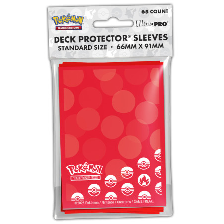 Pokemon - Sleeves - Feu [65pcs]