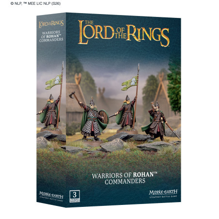 M-E SBG: WARRIORS OF ROHAN COMMANDERS
