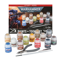 40K PAINTS+TOOLS SET