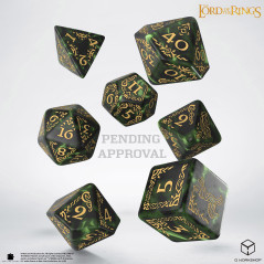 Q Workshop - The Lord of the Rings: 7pc RPG Dice Set: Rohan