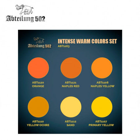 INTENSE WARM COLORS SET