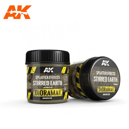SPLATTER EFFECTS STIRRED EARTH - 100ml (Acrylic) - AK