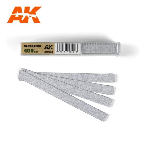 Dry Sandpaper 400 grit x 50 units - AK