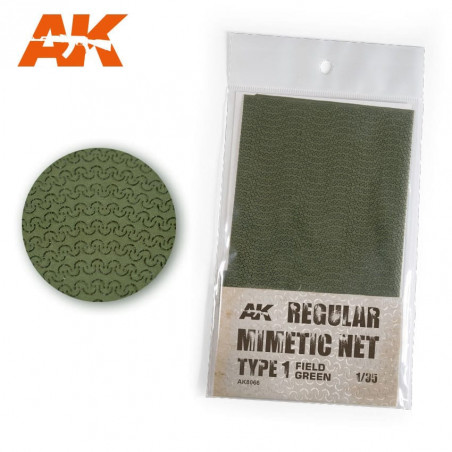Regular mimetic net type 1 field green - AK