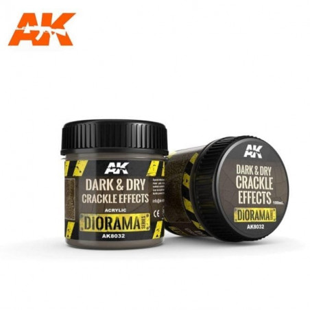DARK & DRY CRACKLE EFFECTS - 100ml (Acrylic) - AK