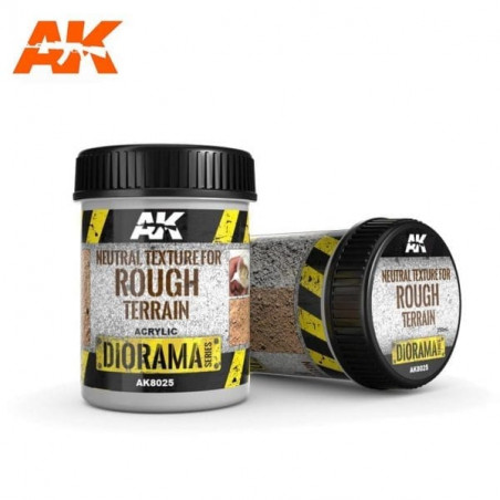 NEUTRAL TEXTURE FOR ROUGH TERRAINS - 250ml - Base product (Acrylic) - AK