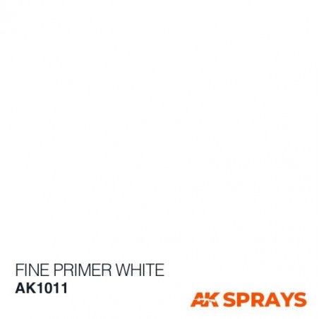 Fine Primer White Spray 400ml - AK