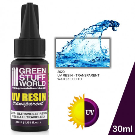 Résine Ultraviolette UV 30ml - TRANSPARENT
