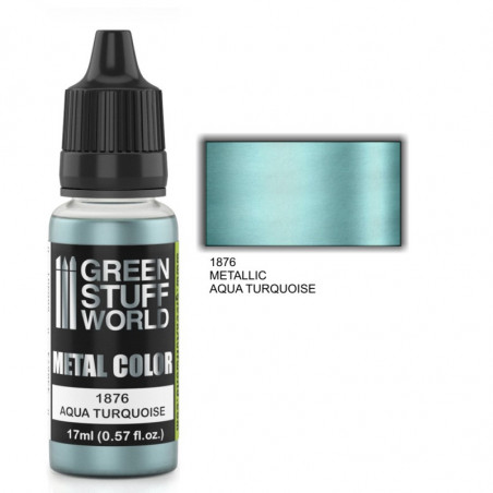Peinture metallisee AQUA TURQUOISE