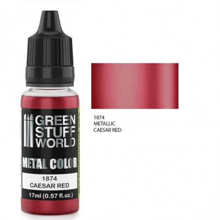 Peinture metallisee CAESAR RED