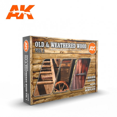 OLD & WEATHERED WOOD VOL 1 COLORS SET - AK