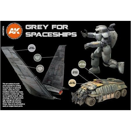 GREY FOR SPACESHIPS COLORS SET - AK