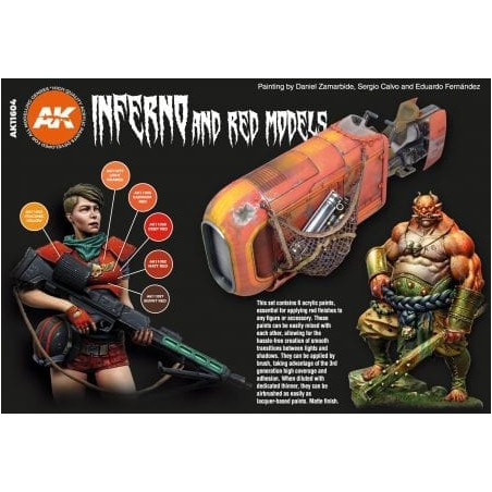 INFERNO AND RED CREATURES COLORS SET - AK