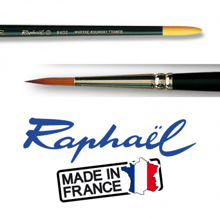 Pinceau Raphaël Kolinsky 8402 N°3/0 Pointe extra fine
