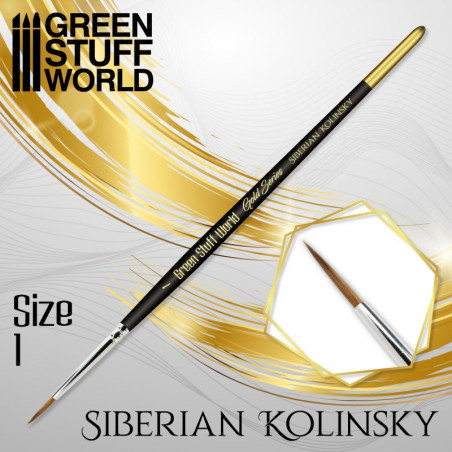 GSW pinceau Premium Kolinsky Siberian N°1