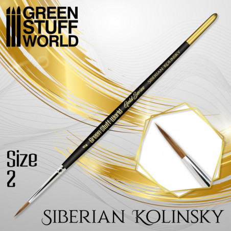GOLD SERIES Pinceau Kolinsky Sibérien - 2